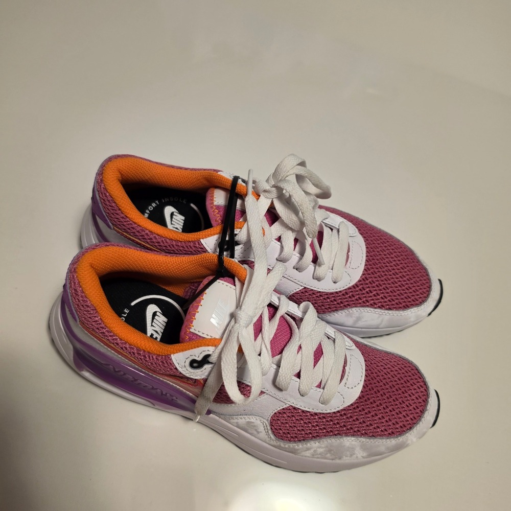 Nike Air Max SYSTM Mesh Running Shoes Berry White Orange FD0825-600 Size 7.5 - Picture 6 of 12